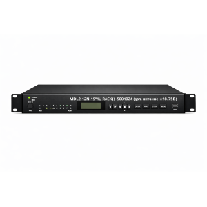 Цифровой аудиорегистратор MDL2-12N-19"1U RACK(I)-500-1024 (доп. питание)