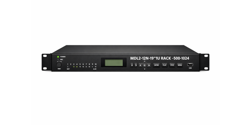 Цифровой аудиорегистратор MDL2-12N-19"1U RACK-500-1024