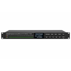 Цифровой аудиорегистратор MDL2-24-19"1U RACK(I)-1T-1024