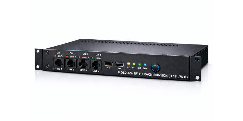 Цифровой аудиорегистратор MDL2-4N-19"1U RACK-500-1024 (доп. питание)