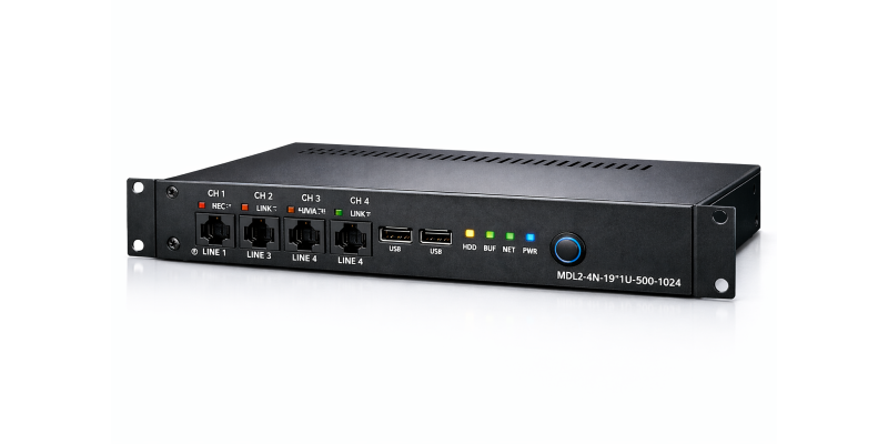 Цифровой аудиорегистратор MDL2-4N-19"1U-500-1024