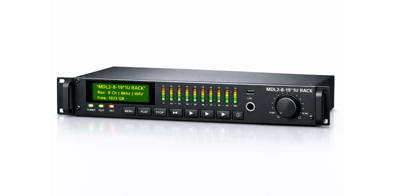 Цифровой аудиорегистратор MDL2-8-19"1U RACK