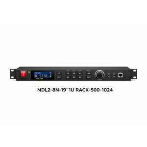 Цифровой аудиорегистратор MDL2-8N-19"1U RACK-500-1024