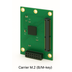 Carrier M.2 (B/M-key) в PC/104 