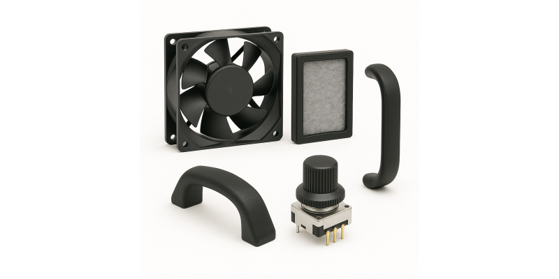 Вентиляторы / фильтры / ручки / кодеры